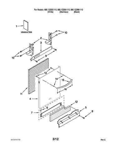 Door and panel parts