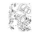 Kenmore 1109875279A dryer bulkhead parts diagram