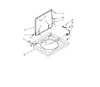 Kenmore 1109875279A washer top and lid parts diagram