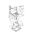 Kenmore 1109875279A machine base parts diagram