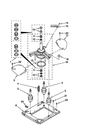 Machine base parts