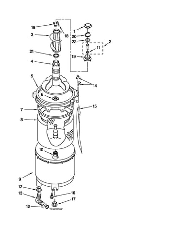 Tub and basket parts