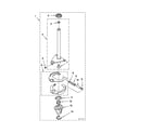 Kenmore 1109875279A brake and drive tube parts diagram