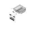 Kenmore 66513033K110 lower rack parts diagram