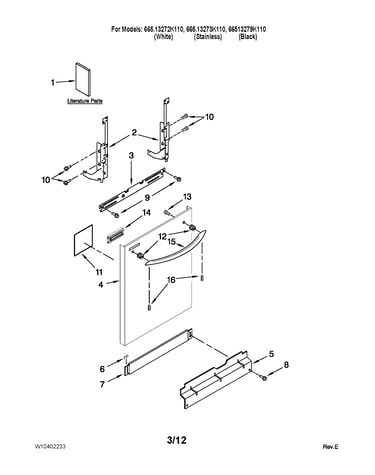 Door and panel parts
