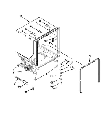 Tub and frame parts