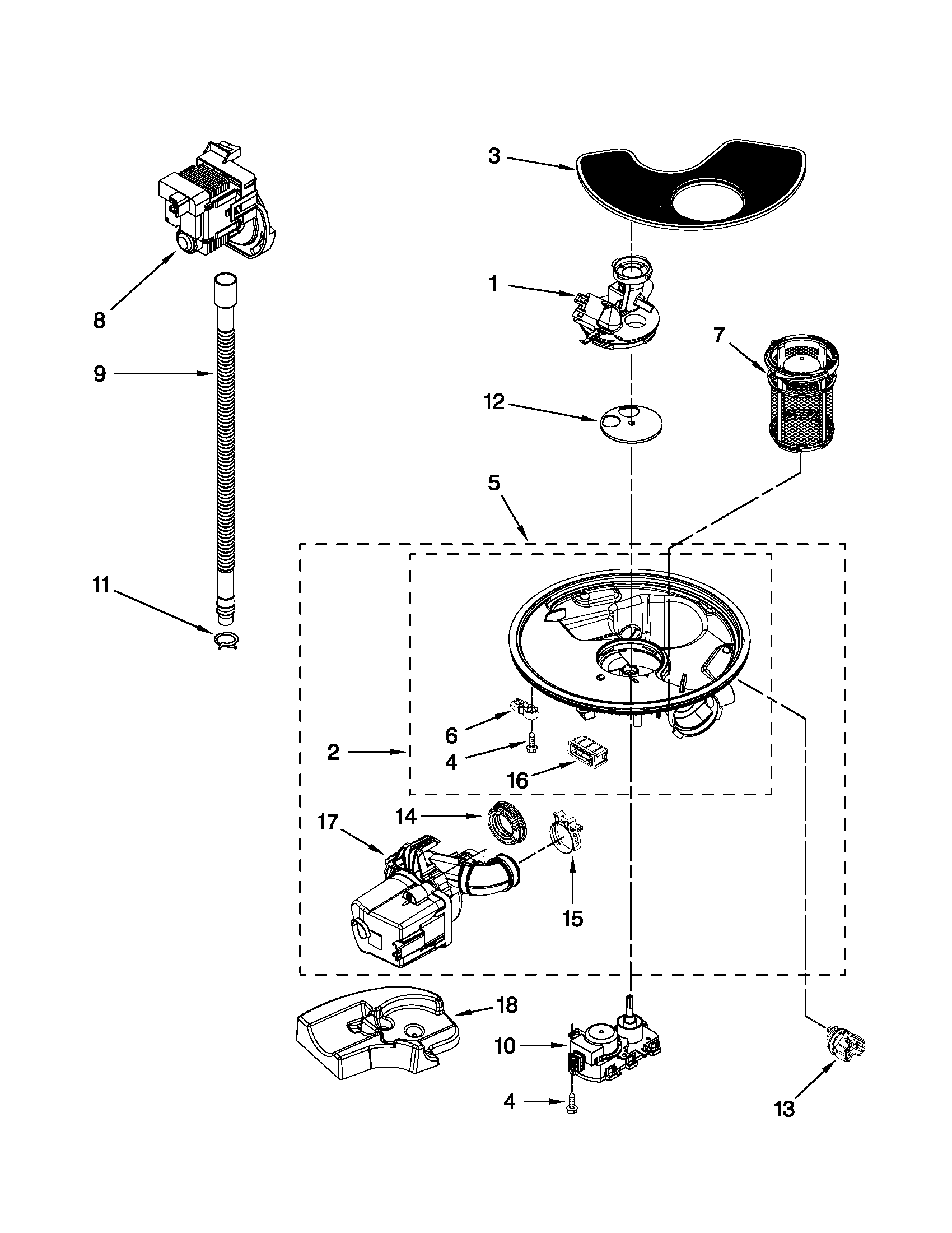 Pump and motor parts