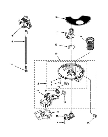 Pump and motor parts