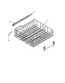 Upper rack and track parts