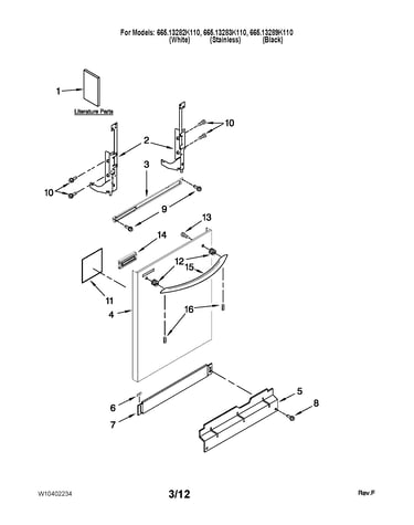 Door and panel parts