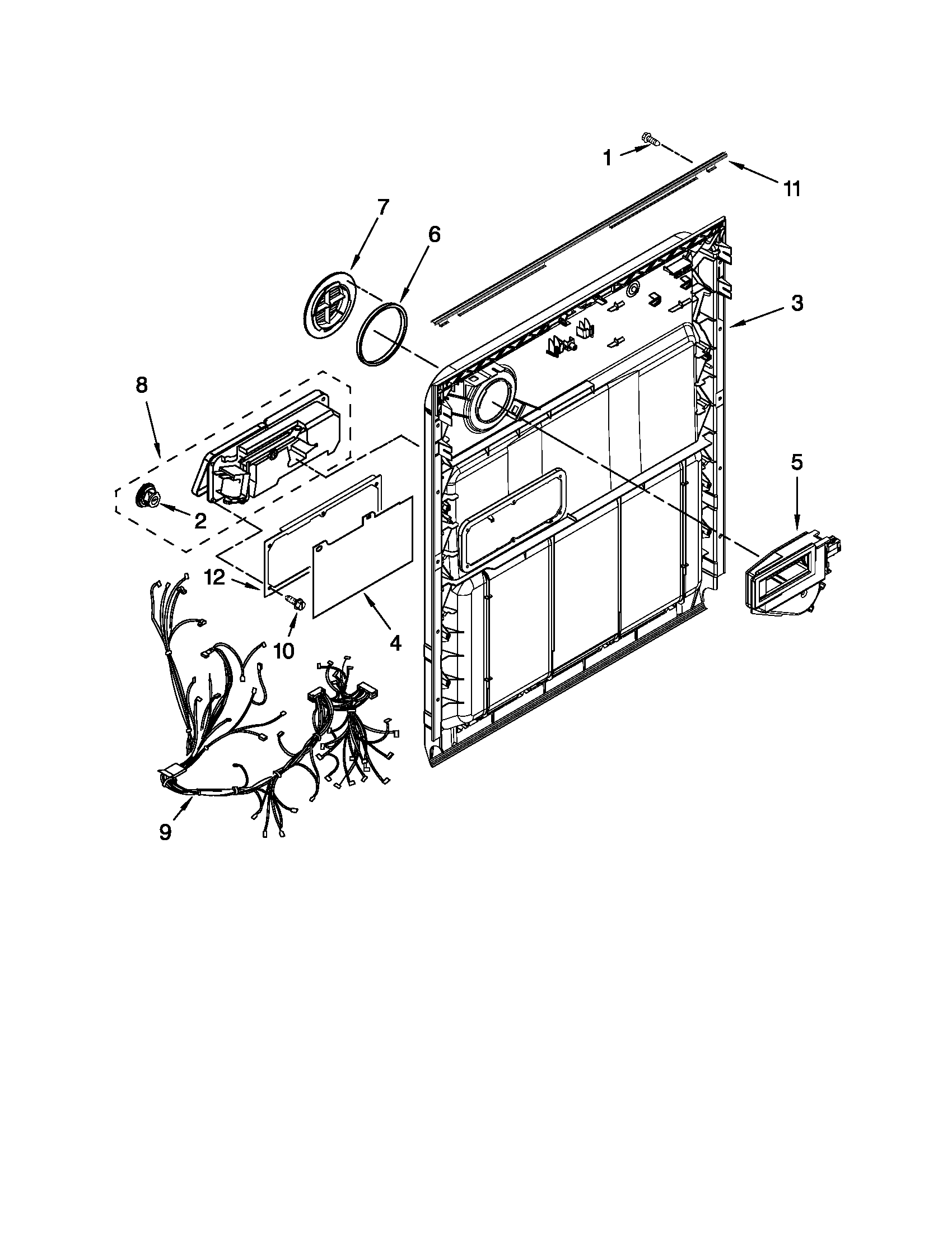 Inner door parts