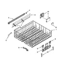 Upper rack and track parts