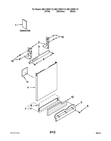 Door and panel parts