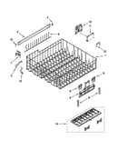 Upper rack and track parts