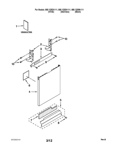 Door and panel parts