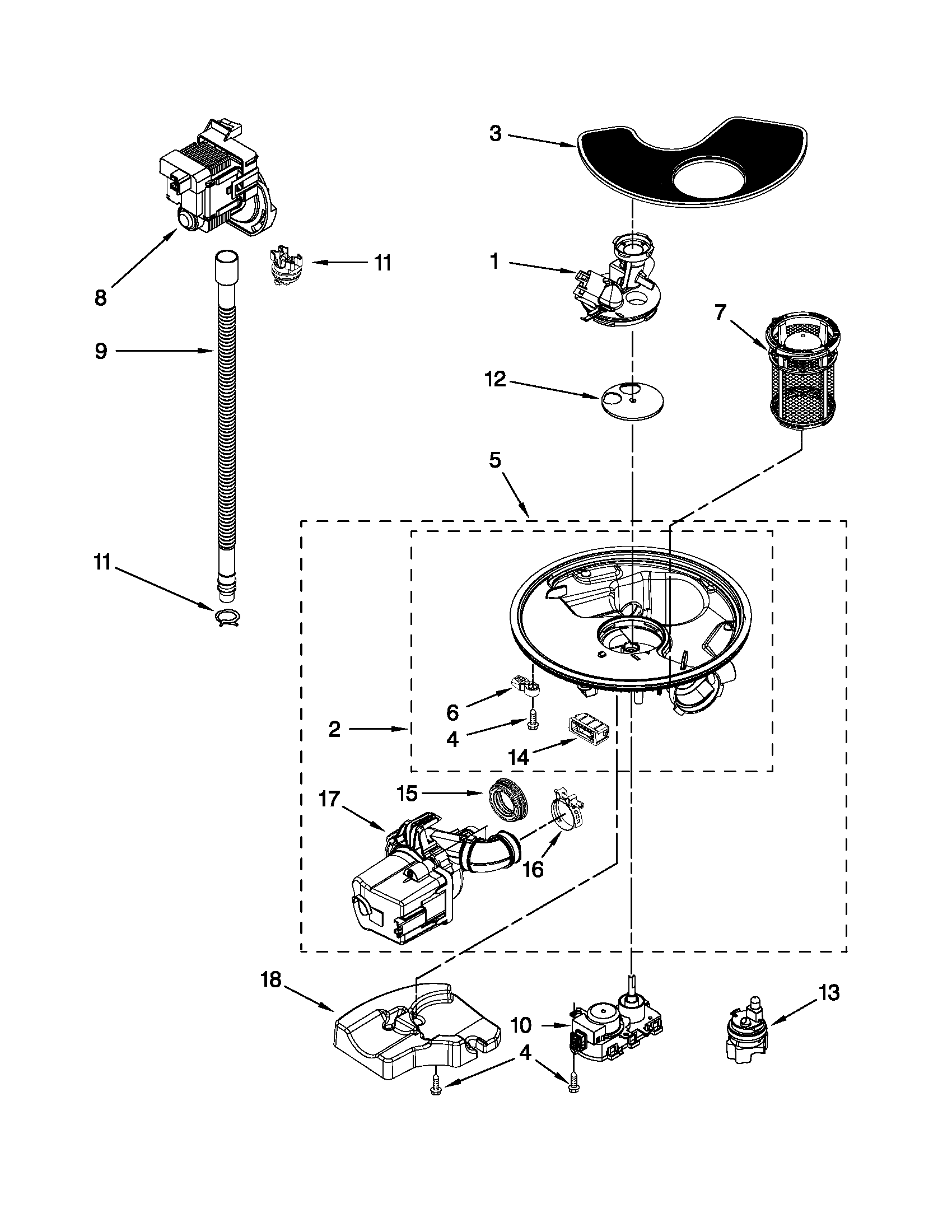 Pump and motor parts