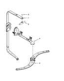 Upper wash and rinse parts