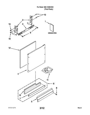 Door and panel parts