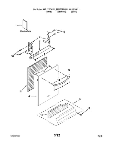 Door and panel parts