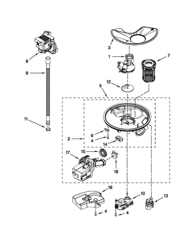 Pump and motor parts