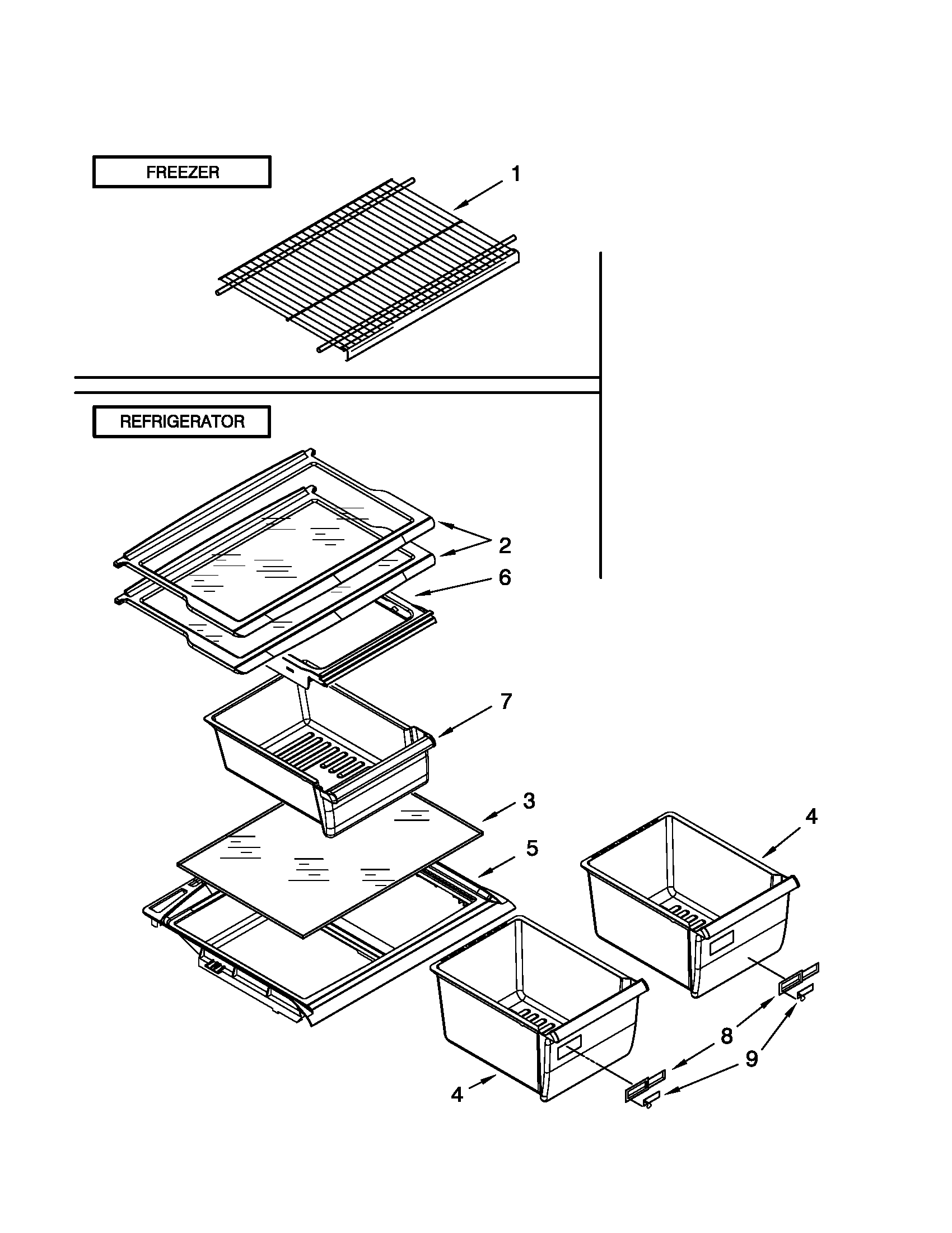 SHELF PARTS