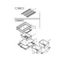 Kenmore 10669728900 shelf parts diagram