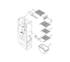 Kenmore 10651109110 freezer liner parts diagram