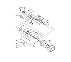 Kenmore 10651102110 motor and ice container parts diagram