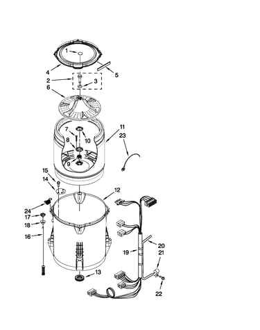 Basket and tub parts
