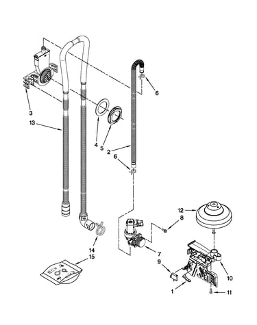 Fill, drain and overfill parts