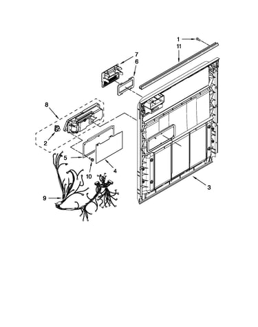 Inner door parts