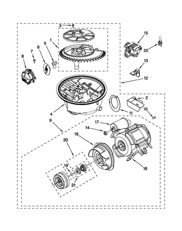 Pump and motor parts