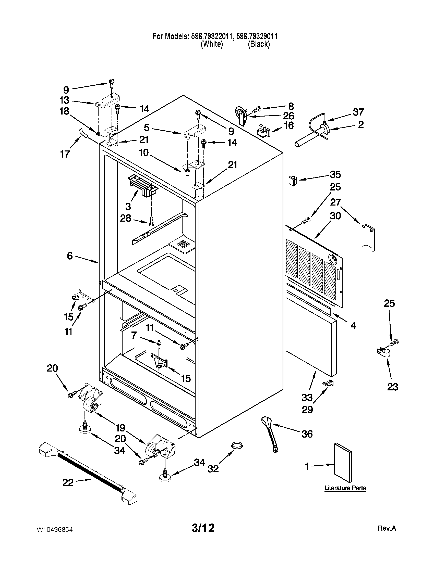 Cabinet parts