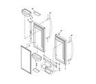Kenmore 59679329011 refrigerator door parts diagram