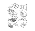 Kenmore 59679329011 shelf parts diagram