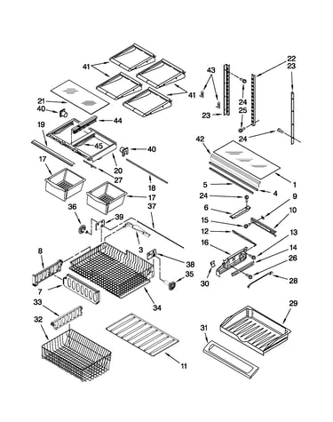 Shelf parts