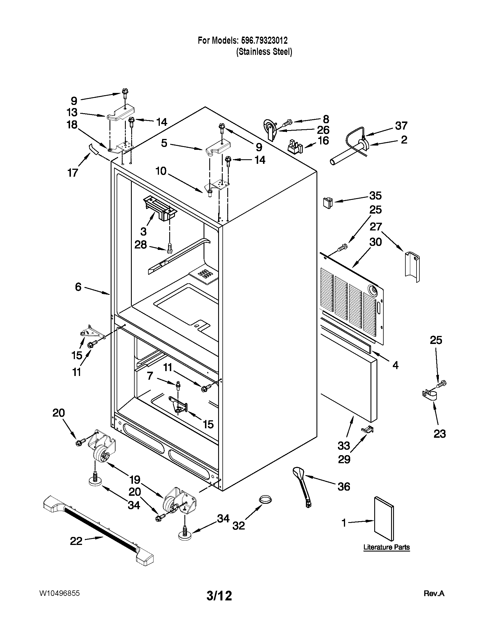 Cabinet parts