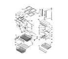Kenmore 59679323012 shelf parts diagram