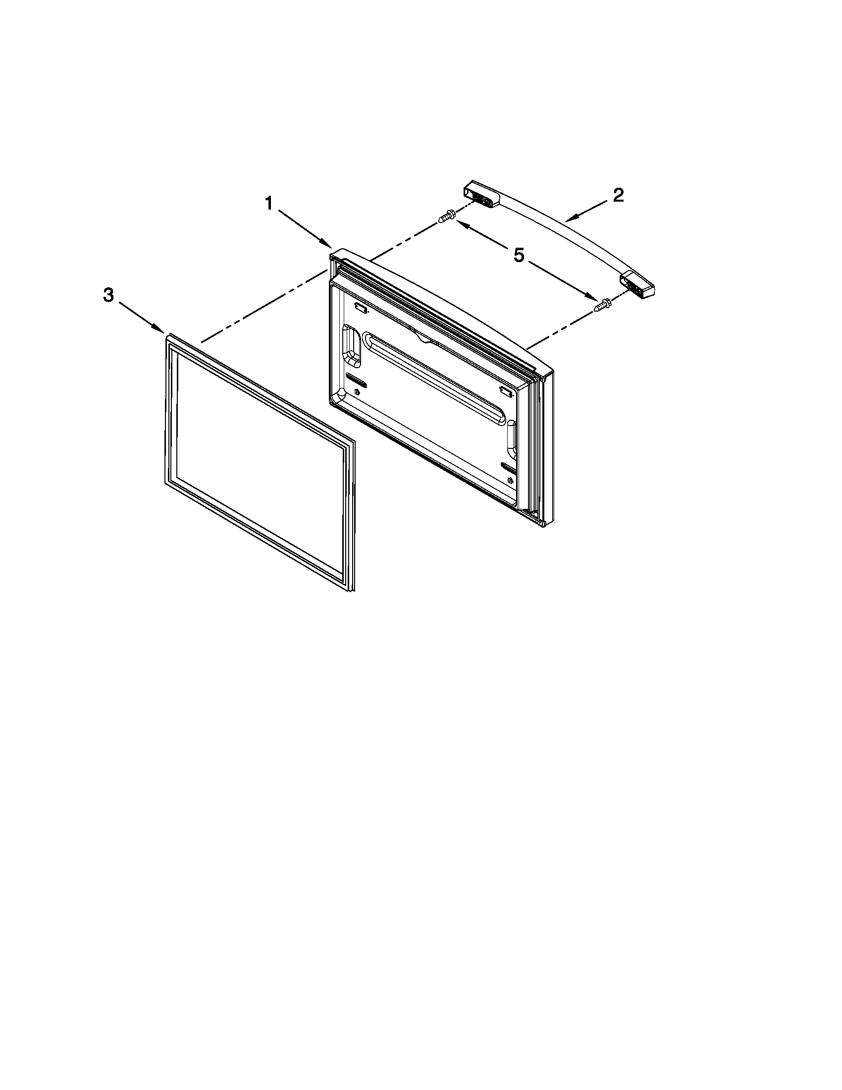 Freezer door parts