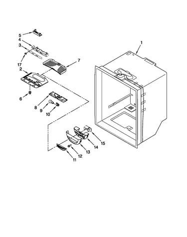 Refrigerator liner parts