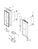 Refrigerator door parts