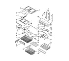 Kenmore 59679223012 shelf parts diagram