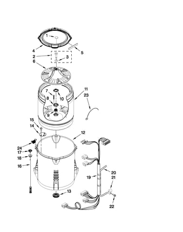 Basket and tub parts