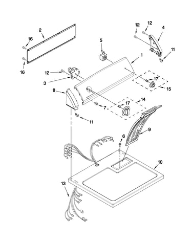 Top and console parts