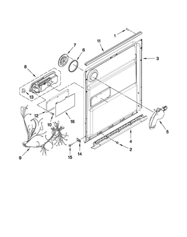 Inner door parts
