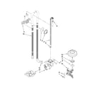Kenmore Elite 66513923K010 fill, drain and overfill parts diagram