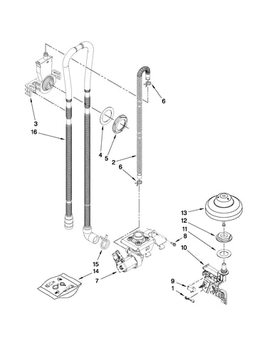 Fill, drain and overfill parts