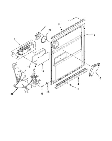 Inner door parts