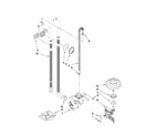 Kenmore Elite 66513944K010 fill, drain and overfill parts diagram