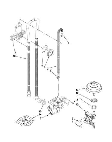 Fill, drain and overfill parts